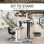 VIVO Dark Walnut 71 x 30 in Standing Desk, DESK-KIT-0B7D - Image 6