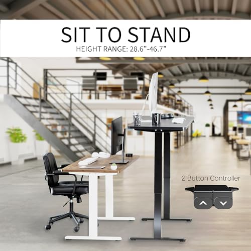 VIVO Dark Walnut 71 x 30 in Standing Desk, DESK-KIT-0B7D - Image 6