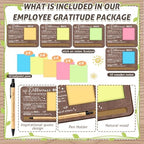 Kosiz 10 Set Wooden Sticky Note Holder Kit, Difference, Brown - Image 3