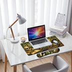 Dark Alchemy Desk Mat Set Witch Herbal Skull Study Large Mouse Pad with Wrist Rest 4in1 Desk Mat for Desktop Ergonomic Computer Desk Arm Wrist Anti-Slip Computer Mouse Pad Home Office Gaming - Image 7