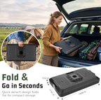 Portable Car Seat Tray Table, Height Adjustable Car Desk for Laptop - Image 6