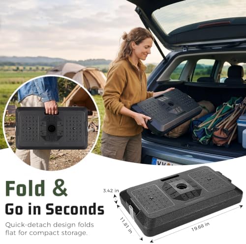 Portable Car Seat Tray Table, Height Adjustable Car Desk for Laptop - Image 6