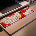 HomeDo Wooden Ergonomic Wrist Rest for Mechanical Keyboard,Fits 104 Key - Image 3