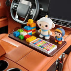 Car Desk for Laptop,360° Rotating Cup Holder Table，Wood Car Tray, Car Table & Car Food Tray，Steering Wheel Tray， Car Accessories for Women & Men. Compatible with Tesla Model Y/3/S, Ford F150& Most - Image 2