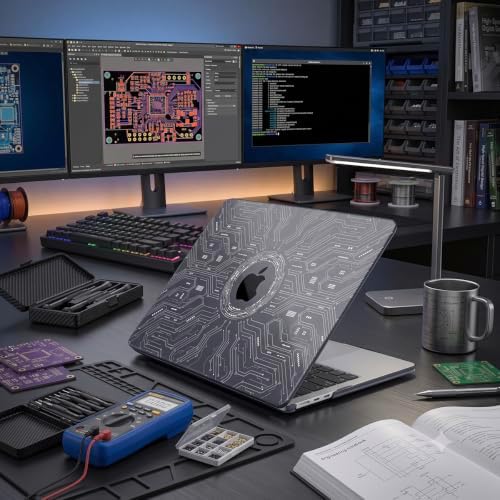 Batianda AstroGrid Case for MacBook Air 13.6" M2-M5 Chip, Circuit Board - Image 2