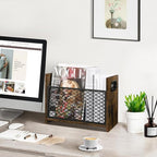 YINMIT Magazine Holder, Medium Magazine Rack Floor, Book Storage Basket - Image 2