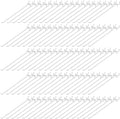 Funrous 100 Pack Hooks for Pegboard Stainless Steel Garage, 10 Inch by Funrous