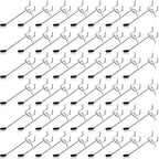 Moxweyeni 4 Inch 100 Pcs Pegboard Hooks Peg Board Stainless Steel Hangers by Moxweyeni