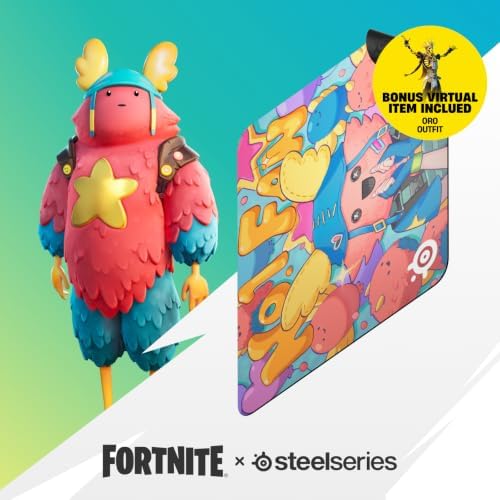 SteelSeries QcK Cloth Large Gaming Mousepad - Fortnite Guff Edition - Image 2