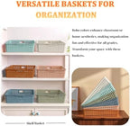 6 Pack Plastic Turn in Paper Trays for Classroom, Storage Bin Baskets, Boho - Image 5