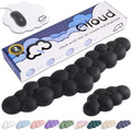Black Cloud Keyboard Wrist Rest – Create-ables Qloud Black Wrist Rest for Computer Keyboard and Mouse, Ergonomic Memory Foam Wrist Pad with Non-Slip Base, Includes Cloud Mouse Pad by Create-ables