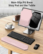Ergonomic Mouse Pad with Wrist Rest & Keyboard Wrist Rest Support Set - Image 6