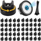 50 Pcs zbab1 Magnetic Zip Tie Mount Base, 25LBS Strong Magnetic Wire Holder & Cable Clips,Magnetic cable management for cars, offices, homes, and boats Diameter 22mm by Unknown