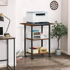 Lerliuo 3-Tier Printer Stand, Industrial Rolling Printer Table with Storage - Image 6
