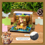 3D Calendar 2027,Time Piece Calendar 2027,Cute Beaver Carpenter 3D Art Notepad Calendars,3D Memo Pad,Tear Away Calendars,Christmas Gift,New Year Gift (Beaver Carpenter) - Image 4