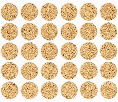 The Felt Store Adhesive Kiss Cut Cork Button Rolls - 1/8" Thick, 3/8" Dia, 1500 Pices - Image 3