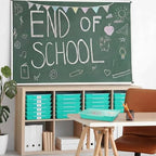 Tinlade 12 Pcs Classroom Paper Storage Bins with Lids, Teal, 13x10in - Image 4