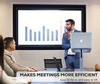 Adjustable Laptop Stand, Tall, Strong, Airflow, Suitable for 13.3-17.3 Inch Laptops, Lift Screen to Eye Level for Video Conferences - Image 4