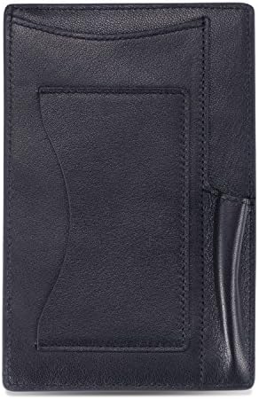 HISCOW Leather 3x5 Index Card Holder, Pocket Note Jotter, Black - Image 5