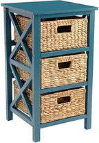 eHemco 3 Tier X-Side Storage Drawer, Teal by eHemco