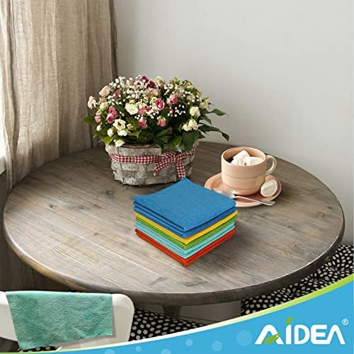 AIDEA Microfiber Cleaning Cloth-800PK, Microfiber Towels for Cars, 12"×12" - Image 7