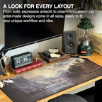 MPCO. Among the Sierra Nevada Mountains Gaming Desk Pad, 36" x 17" Desk Mat - Image 6