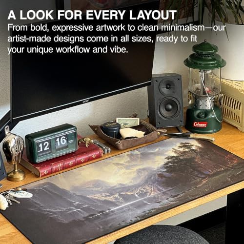 MPCO. Among the Sierra Nevada Mountains Gaming Desk Pad, 36" x 17" Desk Mat - Image 6