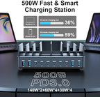 chipofy 500W Charging Station for Multiple Devices with Stand - Image 4