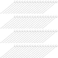 Shimeyao 100 Pcs Peg Board Hooks Stainless Steel Pegs,12 Inch,Silver by Shimeyao