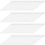 Shimeyao 100 Pcs Peg Board Hooks Stainless Steel Pegs,12 Inch,Silver by Shimeyao