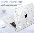 Case for 2026/2025/2024/2023 MacBook Air 15-inch Laptop Release M5 A3448 /M4 A3241 /M3 A3114 /M2 A2941, Stylish Protective Hard Shell Cover for MacBook Air 15.3 inch, Preppy Stripe Goose - Image 6