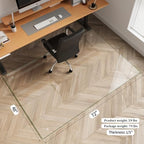 Koonmi 48" x 72" Office Chair Mat for Hardwood Floors & Carpets - Image 3