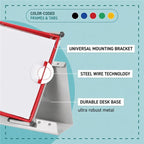 Tarifold Desktop Reference Display System, 30 Pockets, Expandable, Red - Image 3