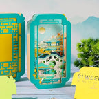 3D Art Calendar 2026,3D Memo Pad Creative Time Piece Calendar The Limit of Spring Day Rip Away Paper Carving Multi-color DIY Note - Image 3