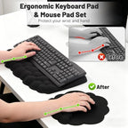 Ergonomic Keyboard Stand with Wrist Rest and Mouse Pad Set for Pain Relief - Image 5