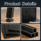 Record Player Stand with Dual Display Bins Storage for 300+ Vinyl Records - Image 2