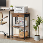 Gewudraw Printer Stand,3-Tier Printer Table for Home Office, Living Room - Image 3