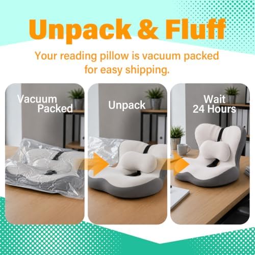 Dracey Seat Cushion for Office Chair and Car, Office Chair Cushion, L-Shaped Ergonomic Seat Cushions, Car Seat Cushion, for Truck Lumbar Pillow Memory Foam Seat Cushion Gaming Chair Desk Chair Cushion - Image 4
