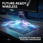 Logitech G POWERPLAY 2 Wireless Charging Mouse Pad - Black (Pack of 4) - Image 4