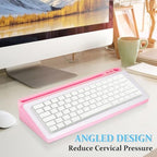 DOLLAR BOSS Glass Desk Whiteboard Small Dry Erase Board, Pink - Image 6