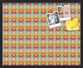 PinPix 30x24 inch Cork Bulletin Board. This Decorative Framed Pin Board Comes with Abstract Pattern in Color Design and Satin Black. Ideal for Home, Office Decor or School (PinPix-564) by PinPixBulletinBoards