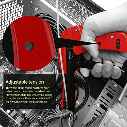 stedi Cable Tie Gun, Ergonomic Hand Operated Zip Tie Gun [Premium] - Image 2