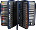 300 Slots Pencil Case 4-Layer Zipped Holder w/Handle - Image 2