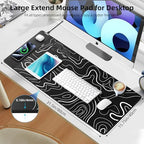 Magnetic Wireless Charging Mouse Pad, 31.5"x15.8" XXL Desk Mat - Image 4