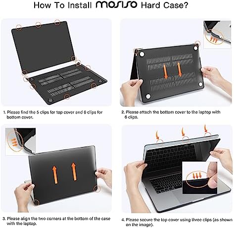 MOSISO Compatible with MacBook Air 15 inch Case M5 2026 M4 M3 M2 2025-2023 - Image 3