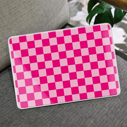 MEEgoodo 4-in-1 Printed Case for MacBook Neo 13 inch 2026 Release Model A3404, Laptop Hard Shell Cases with Keyboard Skin & Screen Protector & Webcam Covers, Rose&Light Pink Checkerboard - Image 6