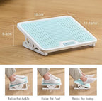 EUREKA ERGONOMIC Foot Rest Tilt Adjustable Metal Frame Light Blue - Image 6