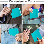 feela 15 Pack Pocket Small Notebooks Bulk, Mini Cute Notepads Hardcover College Ruled Lined Journals with Pen Holder for School Business Memos, with 15 Black Pens, 3.5”x 5.5”, A6, Emerald - Image 5