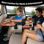 360° Rotating Car Desk Tray for Laptop & Food, Fits Tesla Model Y/3/S - Image 6