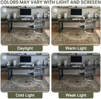 36"x60" Office Chair Mat for Hardwood Floor, Non-Slip Washable Brown - Image 6
